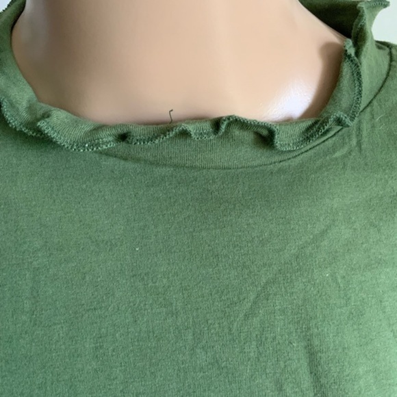 SILENCE +NOISE NWOT TOP GREEN - Picture 4 of 7